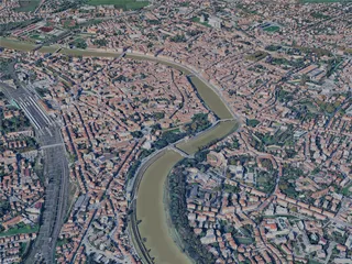 Pisa City, Italy (2024) 3D Model preview