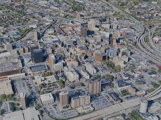 Syracuse City, NY, USA (2024) 3D Model preview