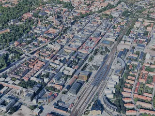 Uppsala City, Sweden (2023) 3D Model preview