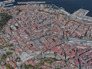 Vigo City, Spain (2023) 3D Model preview