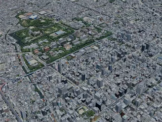 Nagoya City, Japan (2024) 3D Model preview