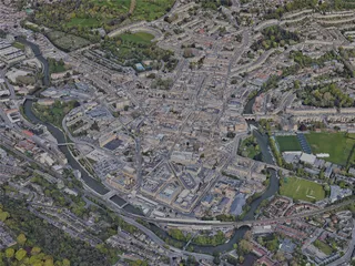 Bath City, UK (2023) 3D Model preview