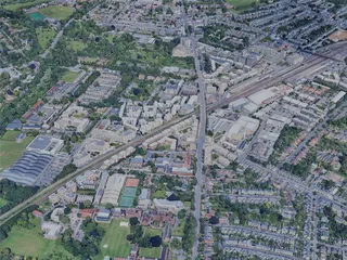 Cambridge City, UK (2024) 3D Model preview