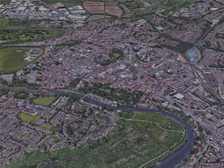 Chester City, UK (2023) 3D Model preview