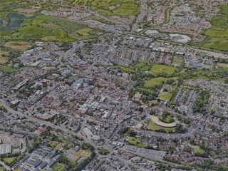 Colchester City, UK (2022) 3D Model preview