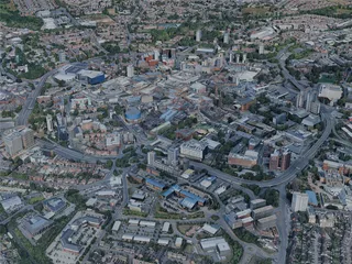 Coventry City, UK (2022) 3D Model preview