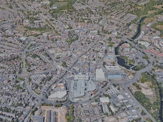 Derby City, UK (2022) 3D Model preview