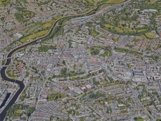 Exeter City, UK (2022) 3D Model preview