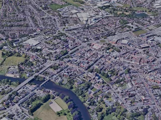 Hereford City, UK (2023) 3D Model preview