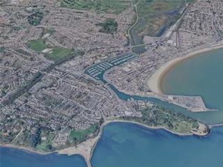 Weymouth City, UK (2024) 3D Model preview