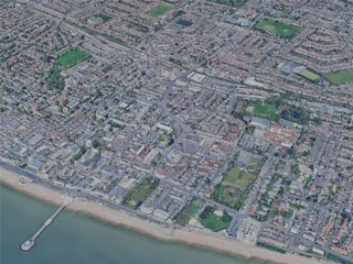 Worthing City, UK (2024) 3D Model preview