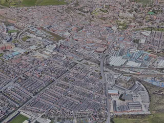 Lincoln City, UK (2023) 3D Model preview