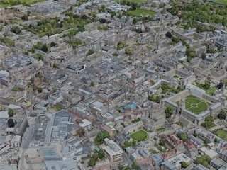 Oxford City, UK (2023) 3D Model preview