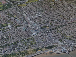 Southend-on-Sea City, UK (2022) 3D Model preview