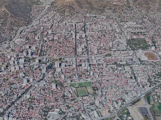 Elbasan City, Albania (2024) 3D Model preview