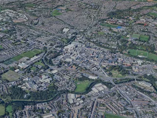 Lisburn City, UK (2024) 3D Model preview