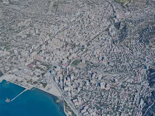 Vlore City, Albania (2024) 3D Model preview