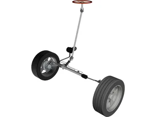 Steering System 3D Model preview
