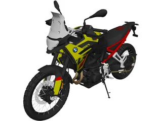BMW F900GS (2024) 3D Model preview