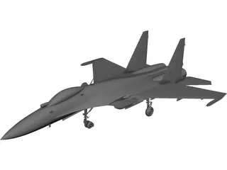 Sukhoi Su-35 Flanker-E 3D Model preview