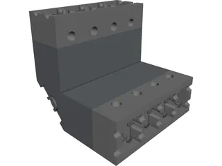 V8 Engine 3D Model preview