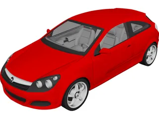 Opel Astra 3D Model preview
