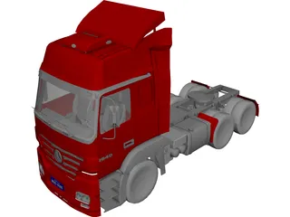 Mercedes-Benz Axor 2046 3D Model preview