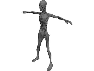 Zombie 3D Model preview