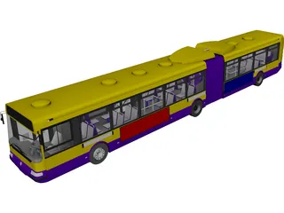 Bus Renault 3D Model preview