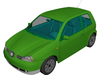Seat Arosa 3D Model preview