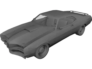 Mercury Cyclon Spoiler (1970) 3D Model preview