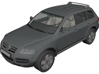 Volkswagen Touareg 3D Model preview