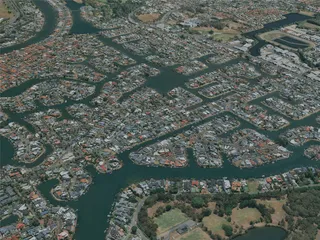 Gold Coast City, Australia (2023) 3D Model preview