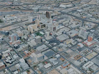 Las Vegas City, Downtown, USA (2024) 3D Model preview