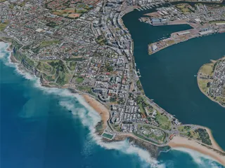 Newcastle City, Australia (2024) 3D Model preview