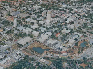 Tallahassee City, FL, USA (2024) 3D Model preview