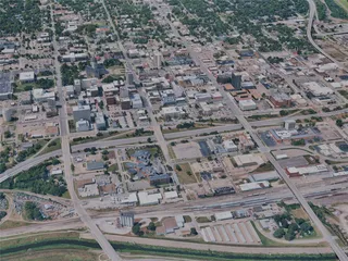 Topeka City, KS, USA (2024) 3D Model preview