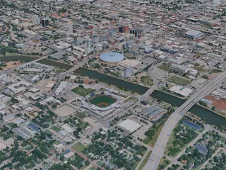 Wichita City, KS, USA (2024) 3D Model preview