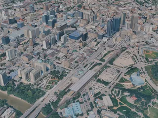 Winnipeg City, Canada (2024) 3D Model preview