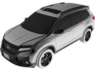 Honda Passport (2019) 3D Model preview