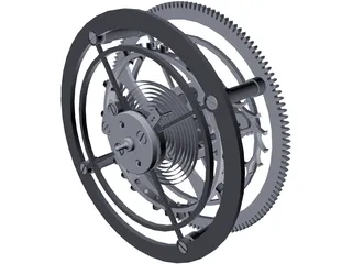 Tourbillon 3D Model preview