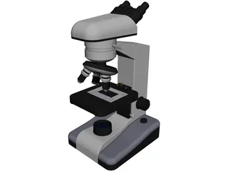 Microscope 3D Model preview