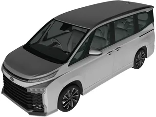 Toyota Voxy S-Z (2022) 3D Model preview