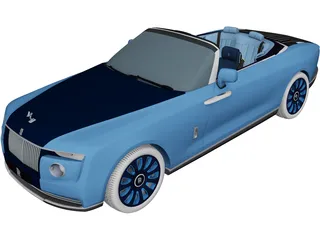 Rolls-Royce Boat Tail (2021) 3D Model preview