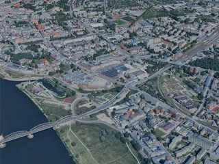 Grudziadz City, Poland (2024) 3D Model preview