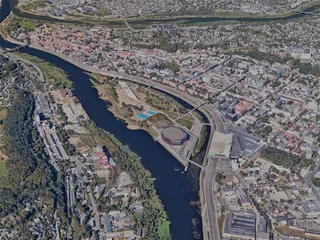 Kaunas City, Lithuania (2023) 3D Model preview