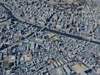 Kumamoto City, Japan (2025) 3D Model preview