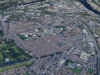 Middlesbrough City, UK (2024) 3D Model preview