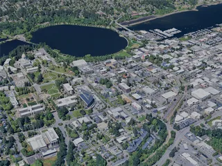 Olympia City, WA, USA (2024) 3D Model preview