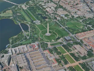 Washington City, DC, USA (2024) 3D Model preview